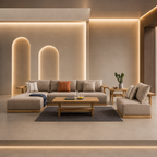 Wooden Modular Sectional Sofa Set - Z-S-003
