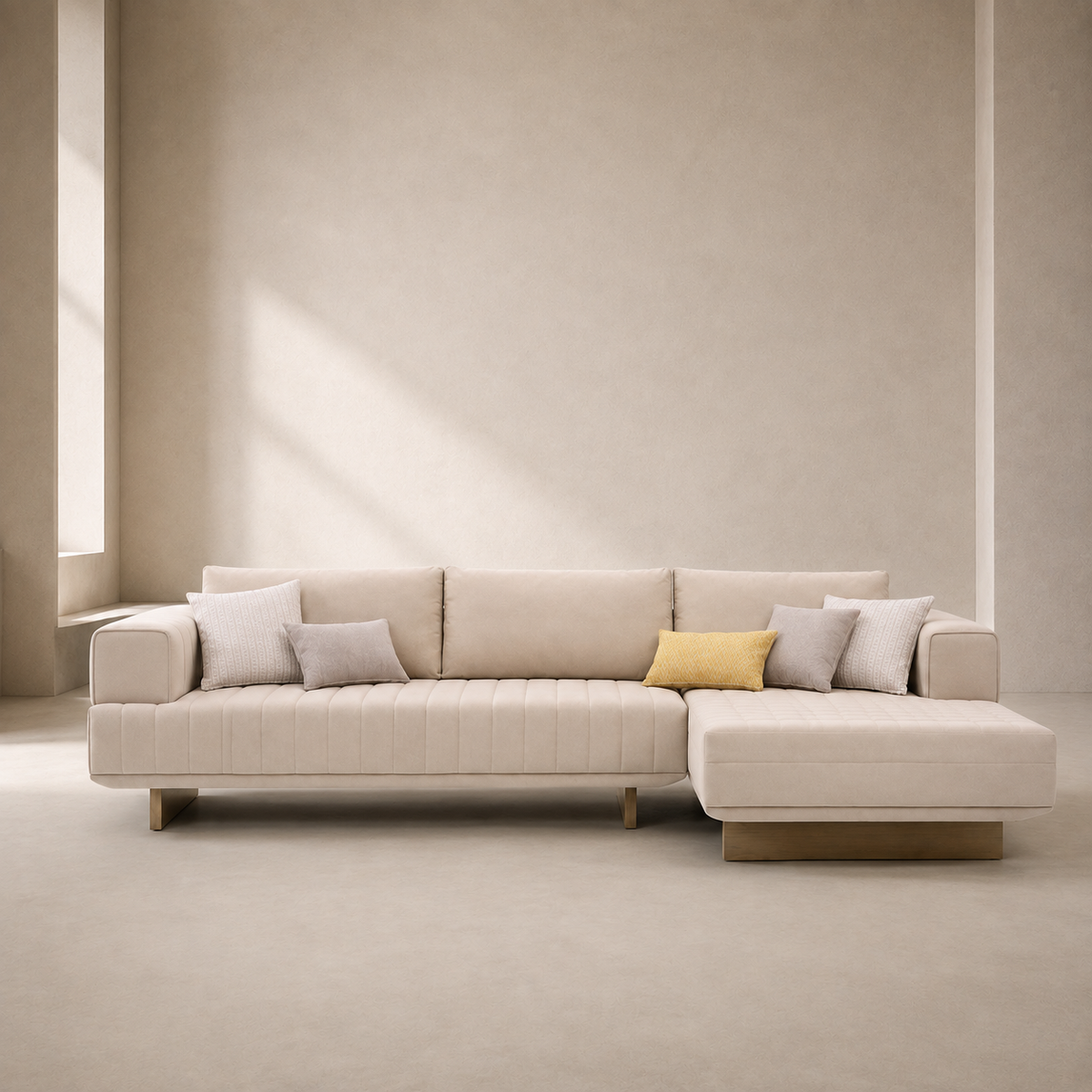 Modern L-Shaped Sectional Sofa - Z-0S-010
