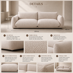 Cloud Comfort - Fabric Sofa - Z-S-008