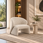 Boucle Fabric Lounge Chair – Z-AC-001