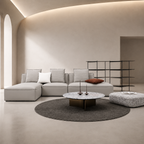 Contemporary L‑Shape Fabric Sofa - Z-S-015