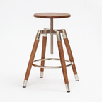 Sleek Wooden Bar Stool -Z-BC-003