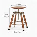 Sleek Wooden Bar Stool -Z-BC-003
