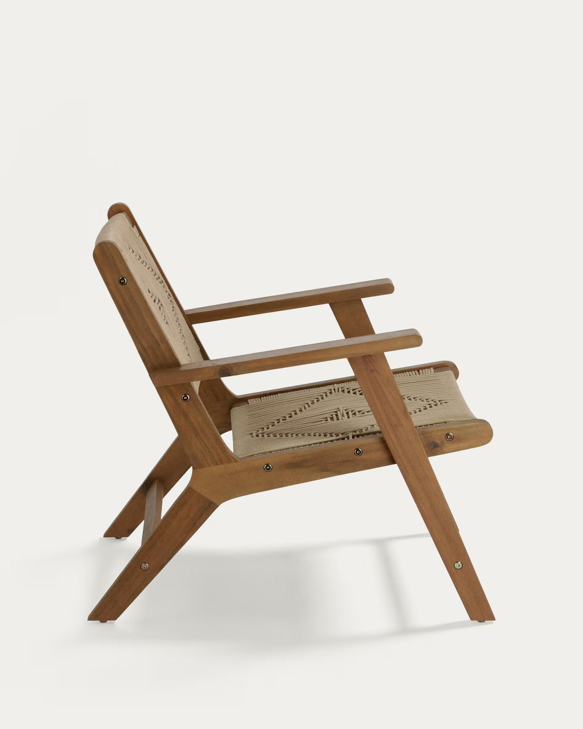 Wooden Woven Rope Armchair - Z-AC-016