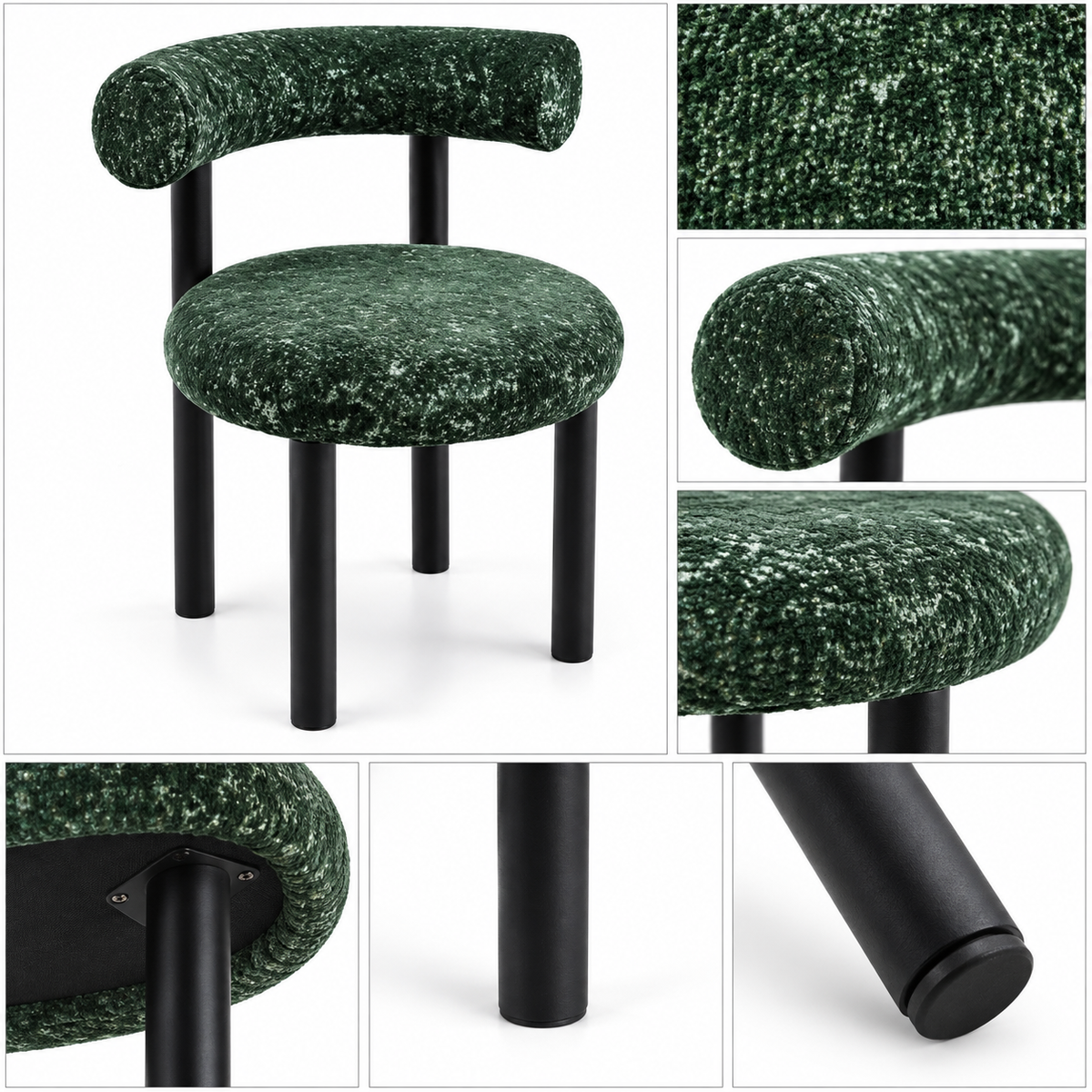 Modern Green Dining Chair - Z-DC-001