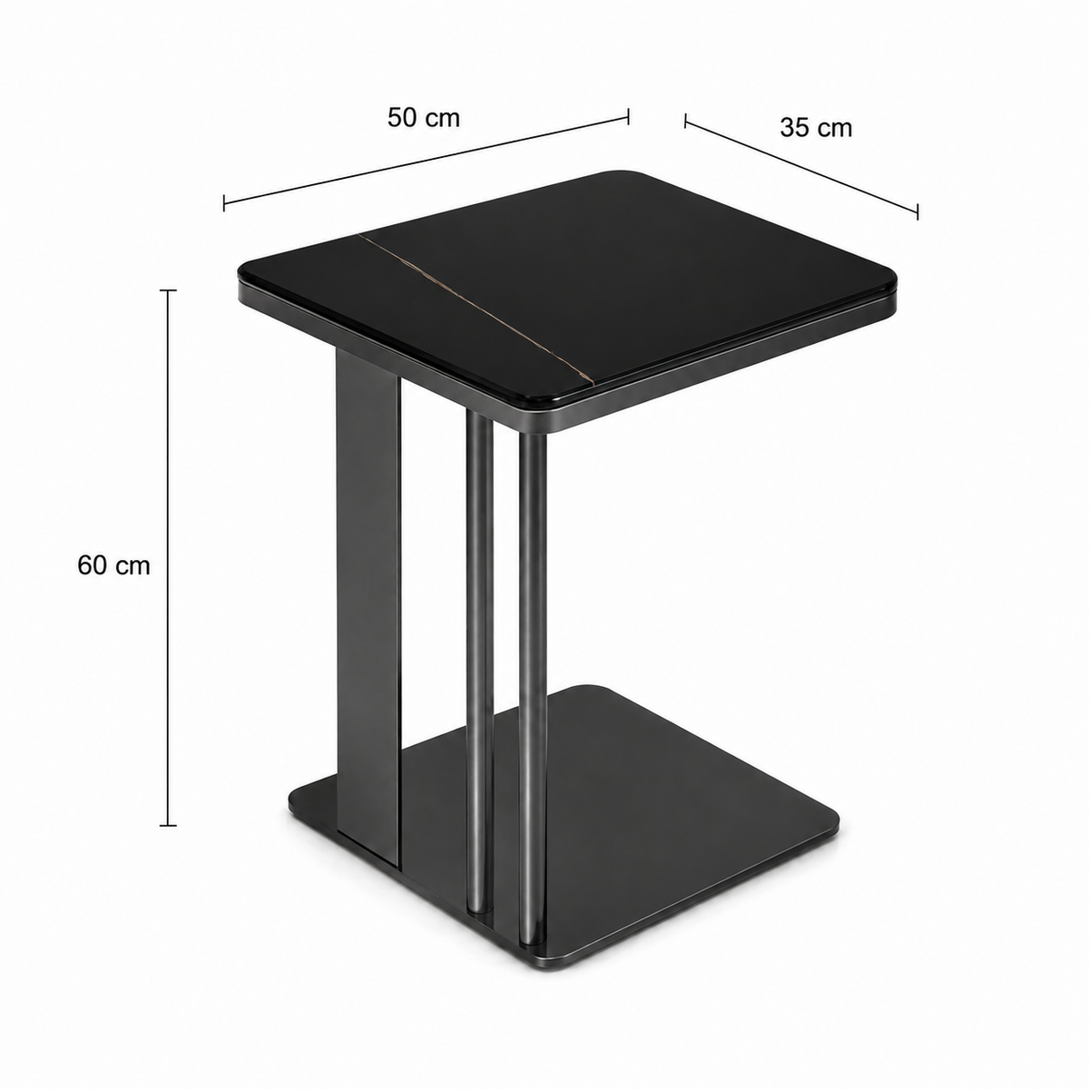 Modern C-Shaped Side Table - Z-ST-003