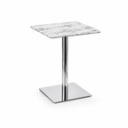 Marble Top Chrome Side Table - Z-ST-009
