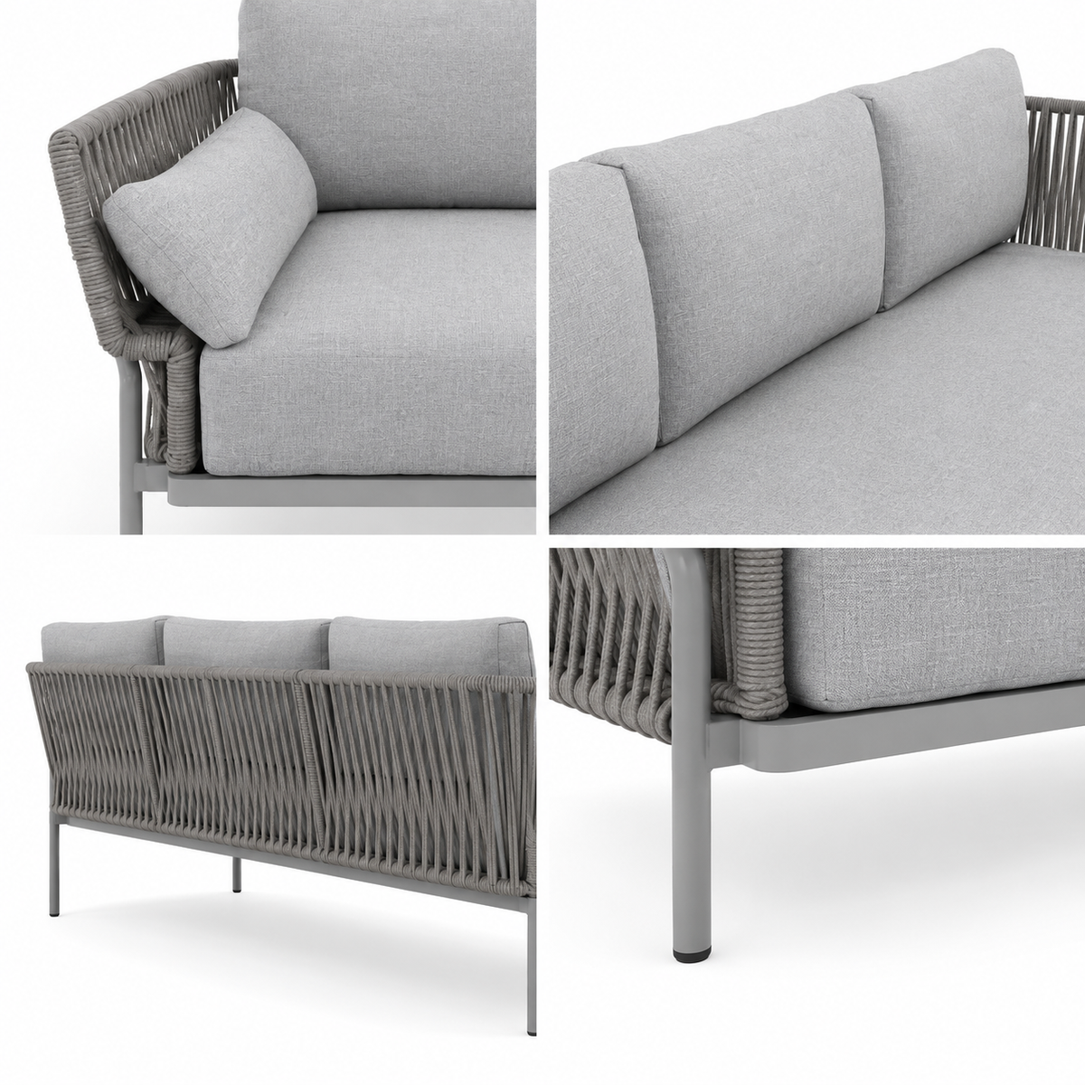 Modern Rope‑Frame Outdoor Sofa -Z-ODF-001