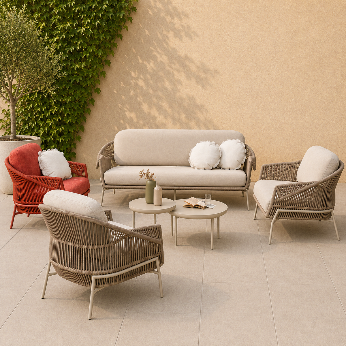 Modern Outdoor Lounge Set -Z-ODF-004