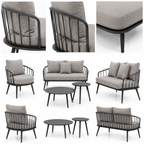 Contemporary Outdoor Patio Lounge Set -Z-ODF-007