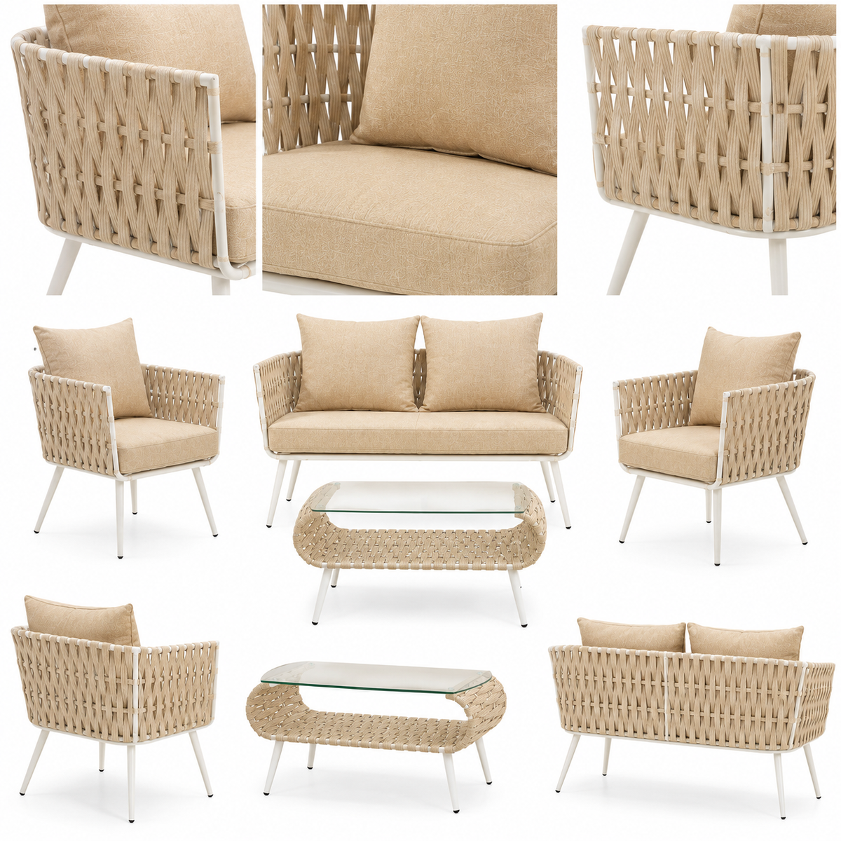 Modern Woven Outdoor Sofa Set -Z-ODF-009