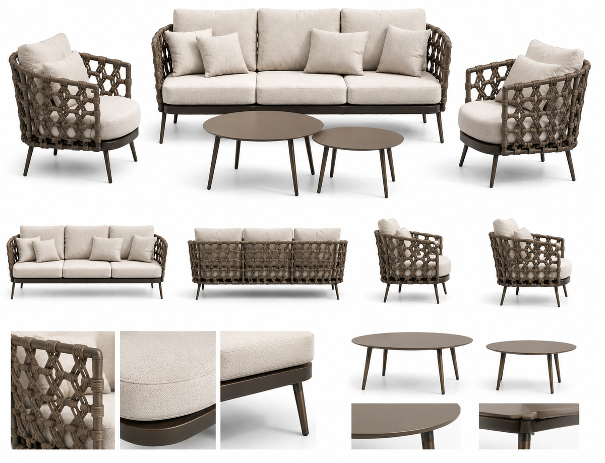 Modern Woven Outdoor Sofa Set  -Z-ODF-024