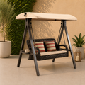 Rattan-Style Outdoor Swing with Canopy - Z-ODF-012