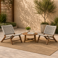 Minimalist Outdoor Woven Lounge Chair - Z-ODF-013