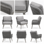Modern Rope-Woven Outdoor Chair -Z-ODF-014