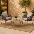 Contemporary Rope-Woven Outdoor Chair -Z-ODF-015