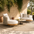 Contemporary Outdoor Chaise Lounge Set -Z-ODF-018