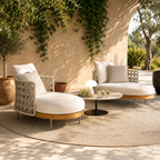 Contemporary Outdoor Chaise Lounge Set -Z-ODF-018