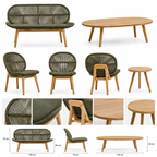 Modern Outdoor Lounge Set -Z-ODF-019