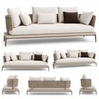 Contemporary Woven Outdoor Sofa -Z-ODF-020