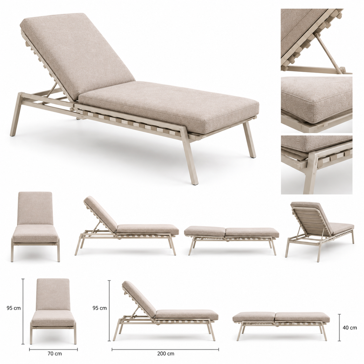Modern Outdoor Lounge Chair  -Z-ODF-022