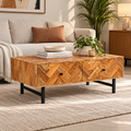 Chevron Wooden Coffee Table  Z-CT-030