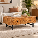 Chevron Wooden Coffee Table  Z-CT-030