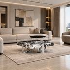 Contemporary Marble Coffee Table - Z-CT-026