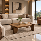 Solid Wood Minimalist Coffee Table - Z-CT-007