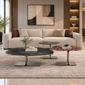 Elegant Marble Nesting Coffee Table Set - Z-CT-013