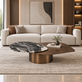 Dual‑Top Marble Coffee Table - Z-CT-028
