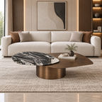 Dual‑Top Marble Coffee Table - Z-CT-028