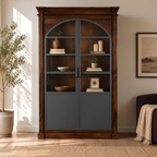 Metal and Mango Wood Display Cabinet -Z-SV-016
