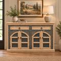 Handcrafted Arch‑Design Wooden Sideboard - Z-SV-004