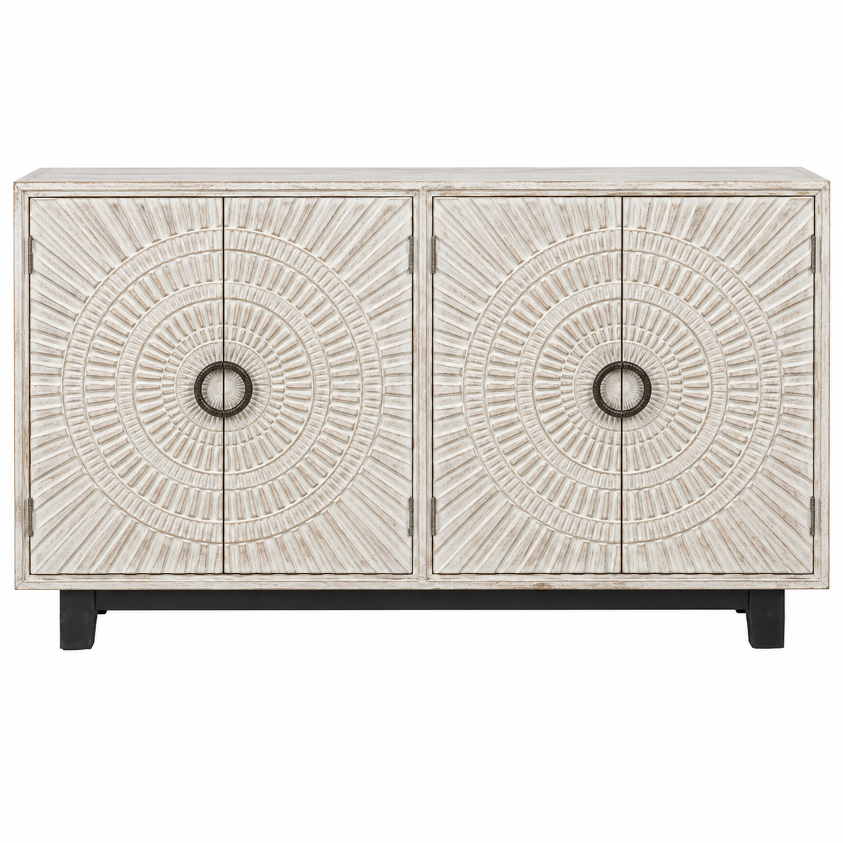 Mango Wood Sideboard with Distressed Finish -Z-SV-018