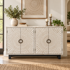 Mango Wood Sideboard with Distressed Finish -Z-SV-018