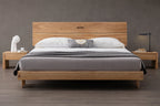 Minimalist Solid Ash Platform Bed - Z-B-009