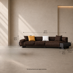 Fabric Sofa With Imported Russian Larch Solid Wood Frame- Z-S-007