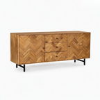 Wooden Sideboard with Metal Legs -Z-SV-012