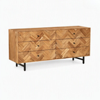 Wooden Dresser with Metal Legs -Z-SV-011