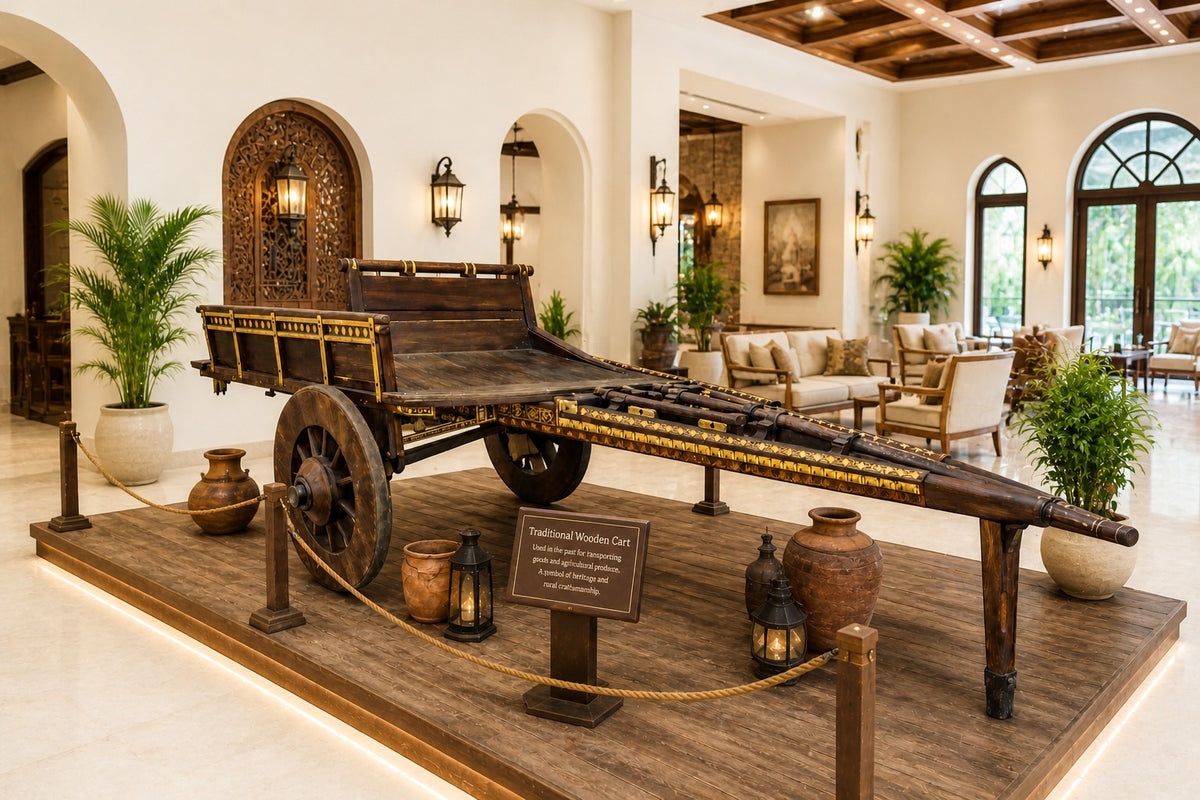 Traditional Wooden Ox Cart -Z-DA-004