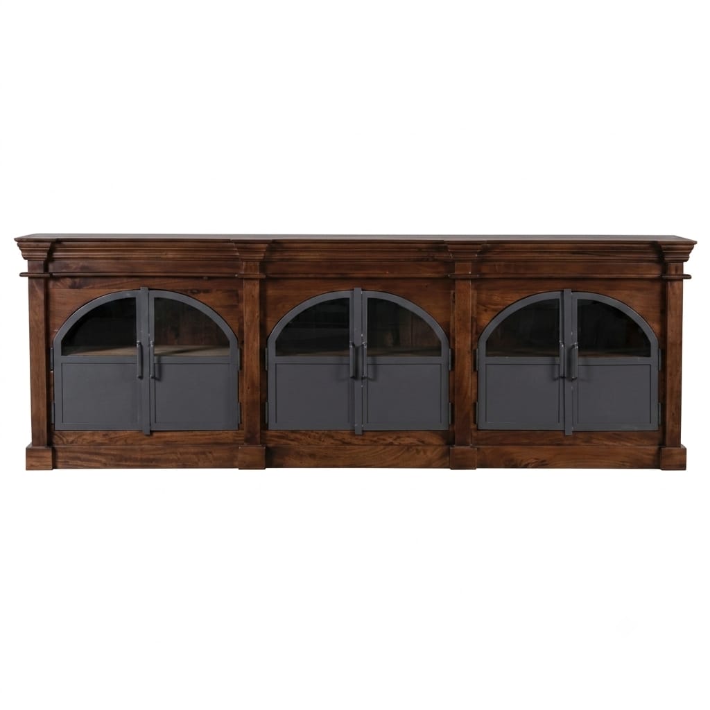 Metal and Mango Wood Sideboard -Z-SV-017