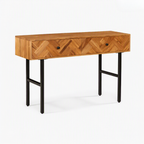 Chevron Wooden Console Table -Z-C-010