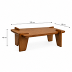 Solid Wood Minimalist Coffee Table - Z-CT-007