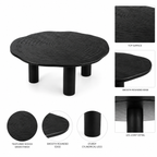 Round Sculptural Coffee Table - Z-CT-017