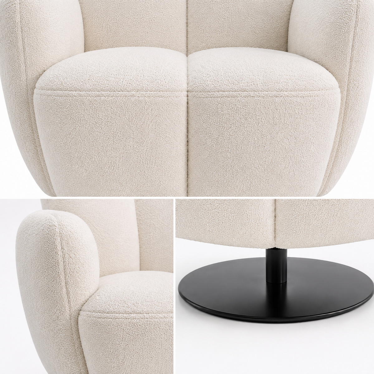 Modern Swivel Lounge Chair - Z-AC-003