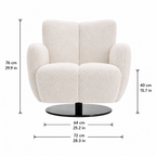 Modern Swivel Lounge Chair - Z-AC-003