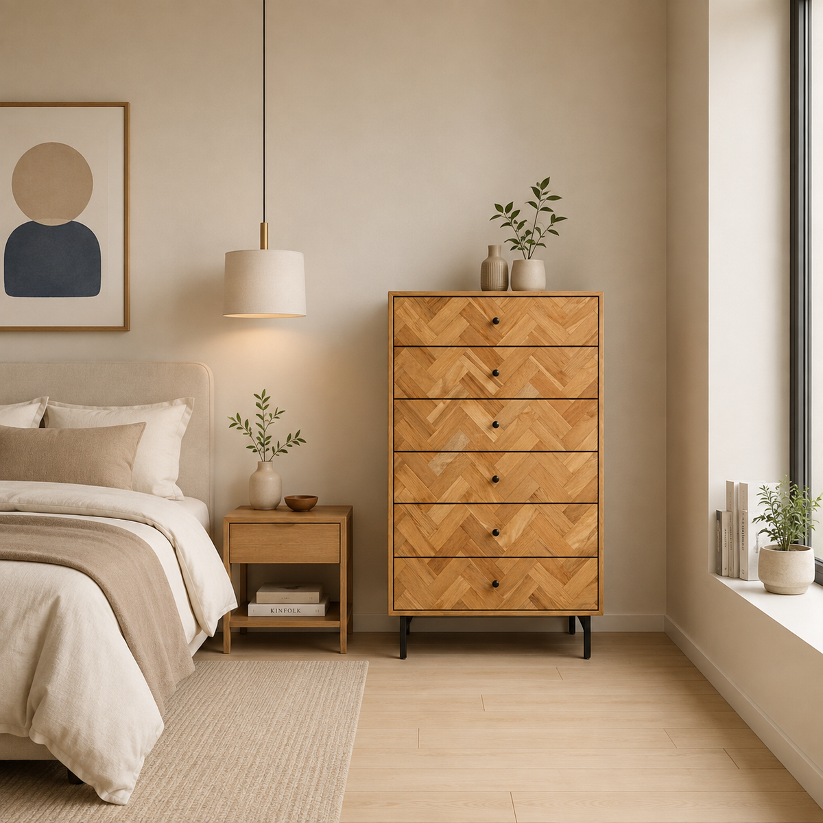 Wooden Chest of Drawers -Z-SV-010