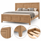 Solid Wooden Bed - Z-B-014