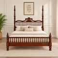 Royal Spindle Wooden Bed - Z-B-017